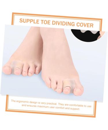 6pcs Silicone Thumb Protector Nail Gel Sleeves - Nail Separating Tool for Foot Care & Nail Health - Buy Online on GoSupps.com
