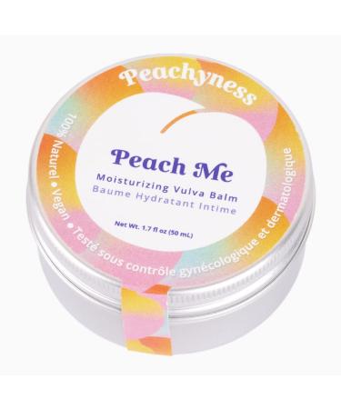 Peach Me by Peachyness I Organic vaginal moisturizer for vaginal dryness I Vulva cream for itching and burning and feminine dryness I Doctors Approved I Hormones Free I For menopause dryness I 1.7 Oz