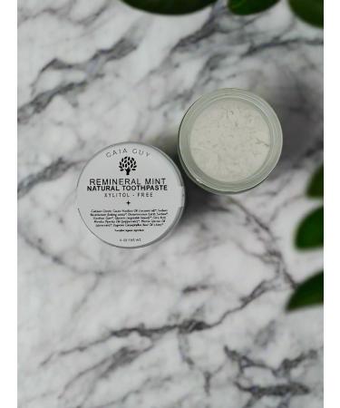 REMineral Mint Natural Toothpaste - Xylitol-Free Vegan Fluoride-Free Breath Freshener & Enamel Strengthener | Shop Internationally - Buy Online on GoSupps.com
