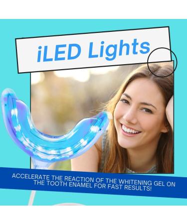 Deluxe Teeth Whitening Pen Kit Made in USA with iLED/LED Technology & Carbamide Peroxide Tooth whitening Gel (4 Pens iLed 22% Whitening Gel) 4 Pens Iled 1 Count (Pack of 1) - Buy Online on GoSupps.com