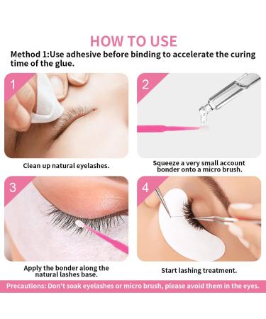 Arison Lash Bonder 20ml - Super Accelerator & Sealant for Eyelash Extensions | Waterproof & Oil Proof Adhesive with Longer Retention | No Fume, No Irritation | Unscented - Buy Online on GoSupps.com