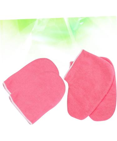 Housoutil 1 Set Disposable Paraffin Gloves Wax Foot Cover Paraffin Treatments Wax Bath Hand Treatment Mitts Paraffin Accessories Foot Gloves Wax Socks Red Insulation - Buy Online on GoSupps.com