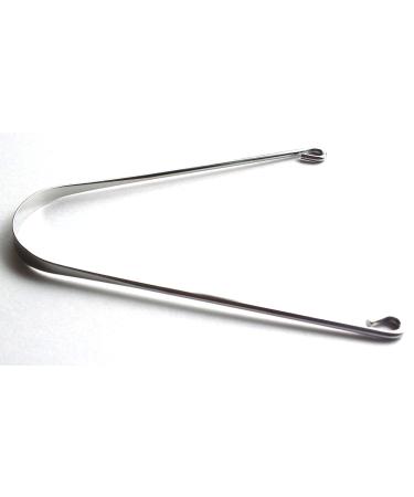 x stainless steel metal tongue cleaner scraper oral hygiene bad breath