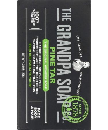 Buy Grandpa's Soap Pine Tar 4.25 Oz - 25 Bar Pack | Natural Skin Care | International Shipping Available - Buy Online on GoSupps.com