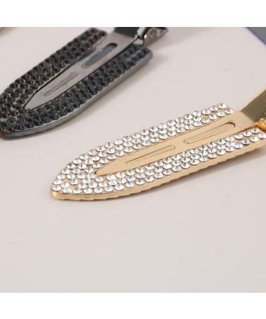 Metal Duckbill Hair Clips - No-Crease Alligator Hair Pins for Styling (Gold) - Buy Online on GoSupps.com