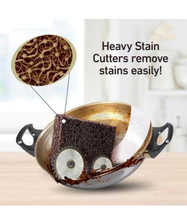 Scotch-Brite Super Strong Scrub pad for Everyday Tough Stains (Replacement to Steel Scrubber for Kitchen) - Buy Online on GoSupps.com