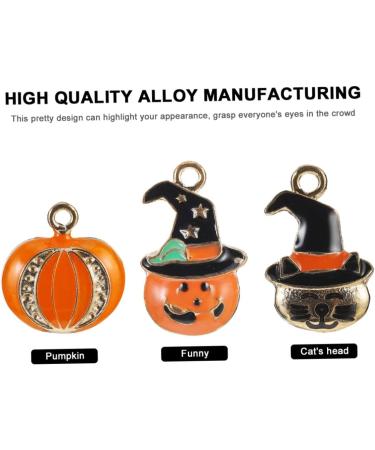 Abaodam 30 Pcs Halloween Alloy Drip Oil Pendant Pendant phone bracelet halloween bracelet charms alloy charm - Buy Online on GoSupps.com