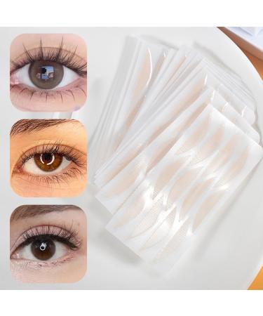 Slip-on eyelid stripes invisible eyelid stripes eyelid tape eye lifting breathable mesh eyelid lifting double slip eyelid tapes skin colour eyelid tape with fork rods - Buy Online on GoSupps.com