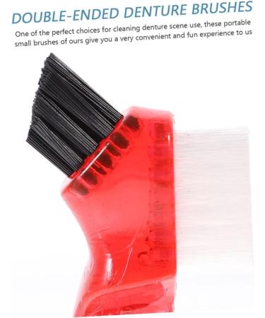 Beavorty 3-Piece Portable Prosthesis Toothbrush Set | Mini Cleaning Tool for Oral Care | Multifunctional Travel Brush - Buy Online on GoSupps.com