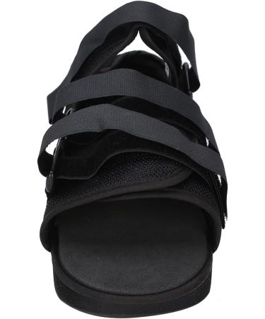 Postoperative Recreational Shoe - Adjustable Medical Support for Broken Foot Toe & Stress Fractures | L-Black - Buy Online on GoSupps.com