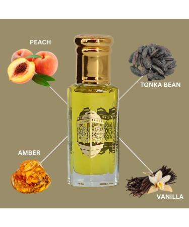 INTENSE OUD Platinum Sand Perfume Oil 12ML (0.40 OZ) With Black Gift Box Sweet Peach Warm Amber & Creamy Vanilla Bliss. - Buy Online on GoSupps.com