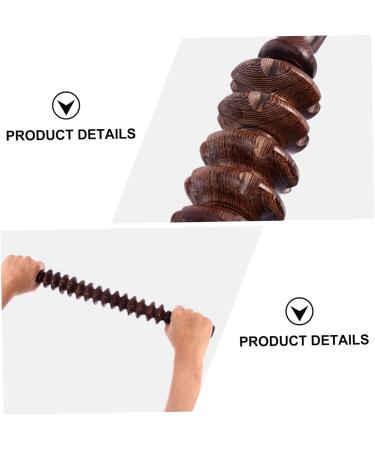 Lurrose Wenge Manual Massage Cycle Tab | Body Massager & Yoga Bike - International Shipping - Buy Online on GoSupps.com