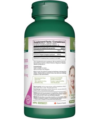 VORST Salmon Collagen 200mg plus Vitamin C 90 Capsules | Type 1 & Type 3 Supplement for Anti Aging Dull Skin Hair Nails Joints & Bones | Includes 40mg of Vitamin C | Powder Pills | 1 Bottle 90 count (Pack of 1) - Buy Online on GoSupps.com