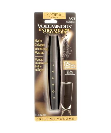 L'Oreal Voluminous Extra-Volume Collagen Mascara 680 Blackest Black 0.34 fl oz (10 ml)