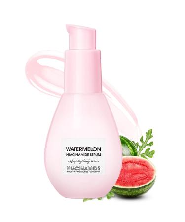 Mysense Watermelon Niacinamide Serum for Skin Care Facial Serum For Brightening Glowing Skin Improving Skin Smoothness Lightweight Priming Liquid Highlighter Foundation Makeup Primer(75ml)