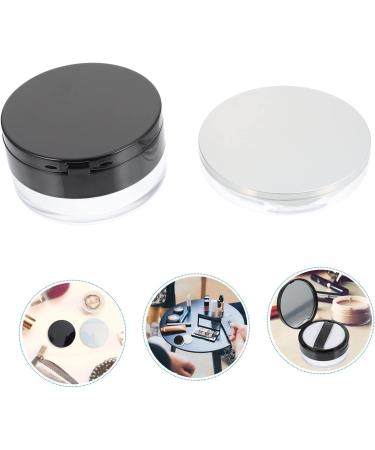 Housoutil 2 Sets Cases Mirror Makeup Powder Empty Containers Cushions Loose Cosmetic Compact Case Puffs Puff - Buy Online on GoSupps.com