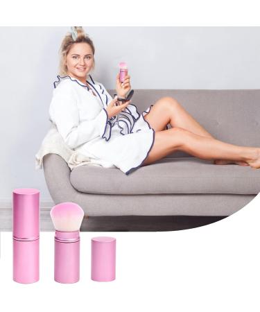 UNIMEIX Retractable Foundation Brush for Liquid Makeup & Sunscreen - Kids Kabuki Brush Set (2 Pack) - Perfect for Bronzer Cream & Powder - Pink - Buy Online on GoSupps.com