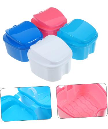 Lurrose 4-Piece Prosthesis Box with Filter Layer | Travel Storage for Artificial Teeth | Durable PP Tooth Holder & Cleaning Case - Buy Online on GoSupps.com