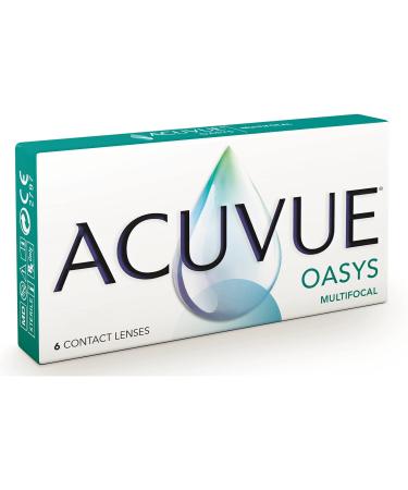 Acuvue Oasys Multifocal Contact Lenses - 2.5 DPT BC 8.4 UV Protection 6 Lenses for Near Intermediate & Distant Vision - Buy Online on GoSupps.com