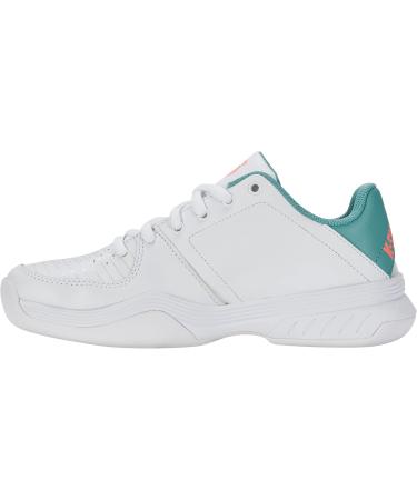 K-Swiss Girls COURT EXPRESS CARPET Tennis Shoes - 33 EU White Nile Blue Desert Flower | Performance Footwear for International Shipping - Buy Online on GoSupps.com
