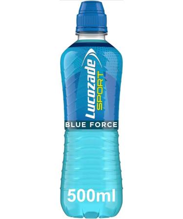 Lucozade Sport Blue Force Isotonic Fuel 12x500ml -New Blue Lucozade Flavour (Blucozade) - Buy Online on GoSupps.com