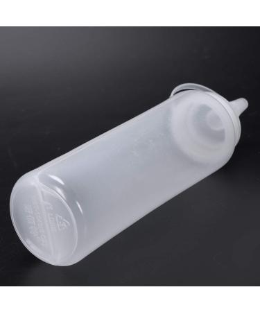 Nicfaky 6 x Clear White Plastic Squeeze Sauce Ketchup Cruet Bottles 8oz - Buy Online on GoSupps.com