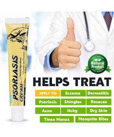 Sumifun Psoriasis Cream - Anti-Itch Relief for Eczema, Psoriasis, Seborrheic Dermatitis, Shingles, Acne - 4 Pack - Buy Online on GoSupps.com