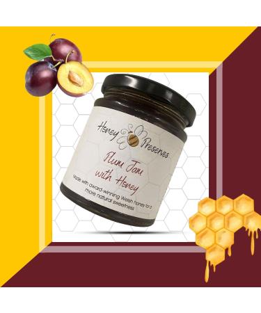 Honey Bee Preserves Jams Marmalades Pick N Mix - Choose From 8 Flavours | Mint Sauce Strawberry Plum-Jam Gooseberry-Jam Blackcurrant Orange-Marmalade - Pack of 6 - Buy Online on GoSupps.com