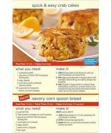 Stove-Top Corn Bread Stuffing Mix 170 g | Pack of 2 - Buy Online on GoSupps.com