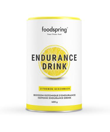 foodspring - Endurance Drink Electrolyte Powder 400g Lemon Blend - Hydration Powder for Sport Endurance & Energy - Buy Online on GoSupps.com