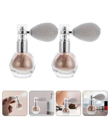 KALLORY 2pcs Glitter Spray Mist Bottles for Hair Body & Face Perfect Makeup Accessories for Highlighter & Fragrance | International Shipping Available - Buy Online on GoSupps.com