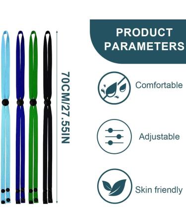 Shop Ksiuw Face Lanyard - 10 Colorful Adjustable Lanyards for All Ages | Office Badge & Anti-Lost Extensions - Buy Online on GoSupps.com