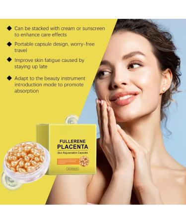 Collagen Facial Serum Capsules Anti Aging Firming Capsules with Hyaluronic Acid & Vitamin E Skin Rejuvenation & Sensitive Skin Travel Capsule Serum for Face & Neck (90 Count) - Buy Online on GoSupps.com