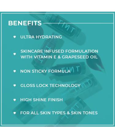 T-int C-osme tics Brick Red Lip Gloss 2.5ml | Non-Sticky Hydrating Lightweight Long-Lasting | High Shine Liquid Lip Gloss for Girls & Women - Buy Online on GoSupps.com