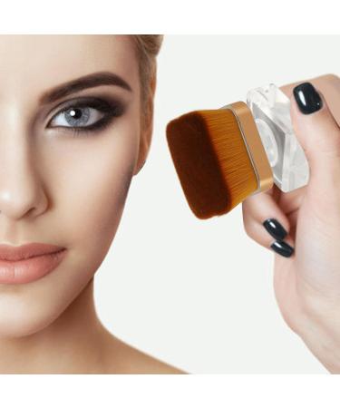 Double Head Makeup Brush 360 Degree Rotation Liquid Brush Soft Hair Durable Portable Size for Blush - Buy Online on GoSupps.com