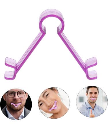 WOONEKY Lip Muscle Trainer Lips Shaper Lift Tightener Lips Slimming Exerciser Muscle Lips Trainer Lift Tool Lift Exerciser Mouth Muscle Massager Lip Exerciser 9.30X7.70X1.50CM Purple - Buy Online on GoSupps.com