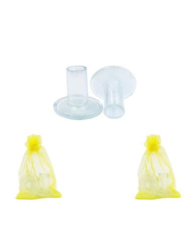 3 Pairs Clear High Heel Covers Protectors Rubber Heel Stoppers Anti-Slip and Reduce Noise Heel Replacement Tips for Grass Wedding Outdoor Events Women's Shoes(Size: Small) Clear small