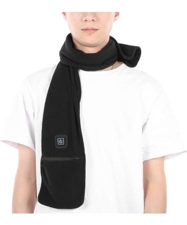 Flexman Heated Scarf - USB Fleece Neck Warmer (47.2x5.9 in) with 3 Temperature Settings for Outdoor Winter Activities - Buy Online on GoSupps.com