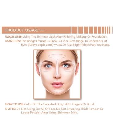 Highlighter Stick & Powder Contour Makeup | Shade 02# - International Shipping Available - Buy Online on GoSupps.com