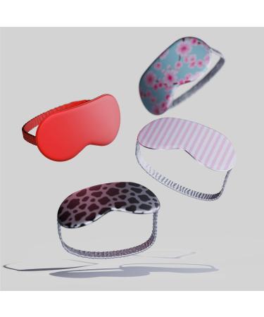 SMUG Satin Sleep Mask & Eye Mask | Deep Dream Sleep Masks for Women & Men | Nourishing Skin & Dark Circle Reduction | Light Blocking Orange Tye Dye Eye Sleep Mask - Buy Online on GoSupps.com