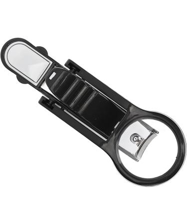 Nail Clipper User Friendly Anti Splashing Elderly Finger Nail Cutter with Magnifying Glass - Buy Online on GoSupps.com