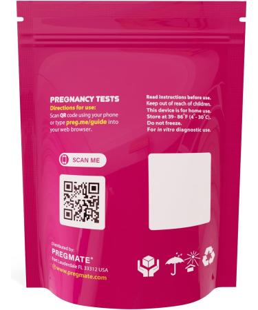 Pregmate 10 Pregnancy Test Strips (10 Count) - Accurate & Reliable Home Pregnancy Testing - Buy Online on GoSupps.com