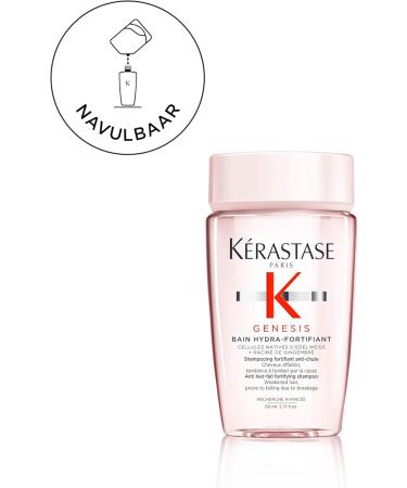 K rastase Genesis Bain HydraFortifiant Nourishing and Strengthening Shampoo With Ginger Root and Edelweiss Flower For Weakened Hair AntiHair Loss 80 ml - Buy Online on GoSupps.com