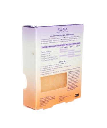 Buf-Puf Gentle Facial Sponge - 2 Pack | Exfoliating Sponge for Smooth Skin - Buy Online on GoSupps.com