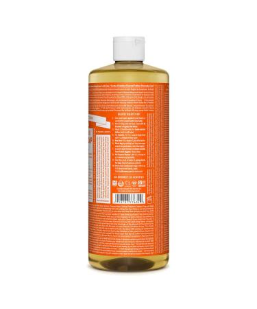 Dr. Bronner's Tea Tree Pure-Castile Liquid Soap 32oz 2-Pack - Organic Oils, 18-in-1 Uses for Acne-Prone Skin, Dandruff, Pets, Dishes - Concentrated Vegan Formula - 32 Fl Oz (Pack of 2) - Buy Online on GoSupps.com