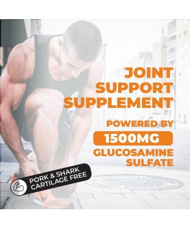 Buy Glucosamine Sulfate 1500mg Joint Support | Cartilage & Bone Health Supplement | 120 Count for Occasional Discomfort Relief - Buy Online on GoSupps.com