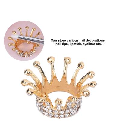 Rotekt 3 Types Crown Nail Art Brush Holder Set - Stylish Display Stand for Nail Art Tools - Buy Online on GoSupps.com