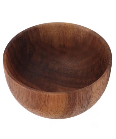 Razor shell portable shaving soap peel made of wood with a large capacity wood-shaving cream container cups for men hairdressing salon