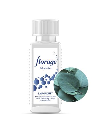 Florage 100ml sauna infusion eucalyptus - 50 years of experience as a German fragrance factory high -energy infusion for the sauna many infusion fragrances vegan and without animal experiments also as a set