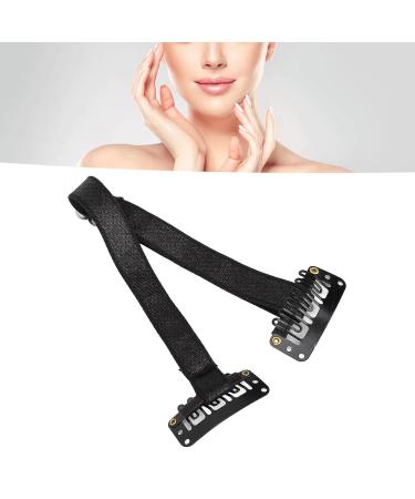 4pcs Facelift Bands with Clips | Elastic Facial Lift Belt for Eye Wrinkle Removal | Facelift Patch Straps for Hair (Black) - Buy Online on GoSupps.com